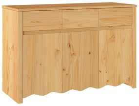 vidaXL Πλαϊνό γραφείο "DRAMMEN" 114x43x75,5 εκ Μασίφ Ξύλο Πεύκου