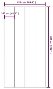 vidaXL Υπόστρωμα Πισίνας Ανοιχτό Γκρι Πολυεστερικό Γεωύφασμα