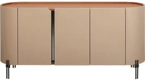 Μπουφές Tango  Δερματίνη Μπεζ 150x40x75 εκ. - Μπεζ