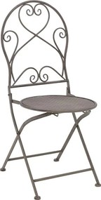 Τραπεζαρία Walen σετ 3τεμ μέταλλο σε μπρονζέ απόχρωση