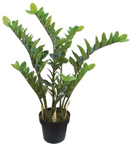 Τεχνητό Φυτό Σε Γλάστρα Ζάμια 04-00-18719 95cm Green Marhome Synthetic