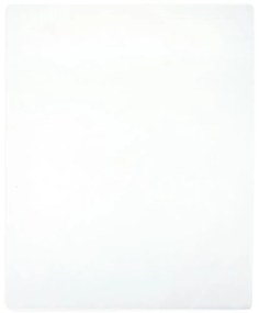 vidaXL Σεντόνια με Λάστιχο 2 τεμ. Λευκά 140x200 εκ. Βαμβακερό Ζέρσεϊ