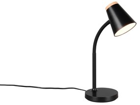 Φωτιστικό Επιτραπέζιο Reality Lighting -RL PONGO R55831102 Μαύρο Ματ (Black Mat) 3000K