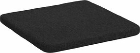 vidaXL Μαξιλάρια καθισμάτων 4 pcs Μαύρο 40 x 40 x 3 cm ύφασμα