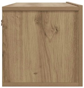 vidaXL Ντουλάπι Τηλεόρασης Τοίχου Artisan Δρυς 100x30x30 εκ Επ. Ξύλο