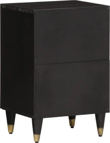 vidaXL Ντουλάπι Μπάνιου 38 x 33 x 58 εκ. από Μασίφ Ξύλο Μάνγκο