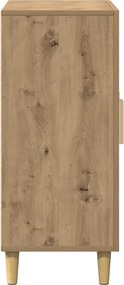 vidaXL Ντουλάπι Αρτισιανή Δρυς 90 x 34 x 80 εκ. από Επεξεργασμένο Ξύλο