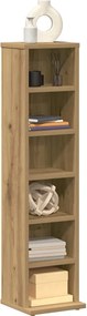 vidaXL Ντουλάπι CD Artisan Oak 21x20x88 cm Κατασκευασμένο ξύλο