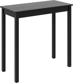 vidaXL Τραπέζι Μπαρ Μαύρο 115 x 55 x 107 εκ. από MDF