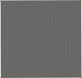 vidaXL Κουβέρτα Βαρύτητας Γκρι 220 x 230 εκ. 11 κ. Υφασμάτινη