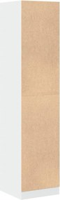 vidaXL Συρταριέρα Γενικής Χρήσης Λευκή 40x41x174,5 εκ. Επεξ. Ξύλο