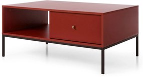 Lh-homefurniture Τραπεζάκι Mono Μπορντό 103,5x46,2x68cm P_MNR_40