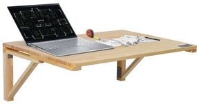 VEVOR Wall Mounted Floating Folding Table Laptop Desk Home Office 31.5x23.62 in