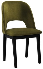 Καρέκλα Victorville 333, Μαύρο, Πράσινο, 82x45x45cm, 6 kg, Ταπισερί, Ξύλινα, Ξύλο: Οξιά | Epipla1.gr