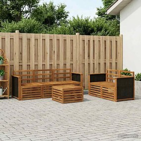 vidaXL Σετ Καναπέ 6 pcs Στερεό Ξύλο Ακακίας
