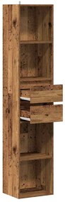 ντουλάπι βιβλίων vidaXL Παλιό ξύλο 36x30x171 cm Κατασκευασμένο ξύλο