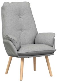 vidaXL Χαλαρωτική Πολυθρόνα Σκούρο γκρι 69 x 74 x 93 εκ. ύφασμα