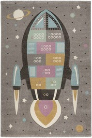 Χαλί Yolo 64184 295 Grey-Multi Βιοκαρπέτ 200X290cm