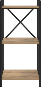 vidaXL Ράφι Βιβλίων 40 x 30 x 85 εκ Επεξεργασμένο Ξύλο Artisan Oak