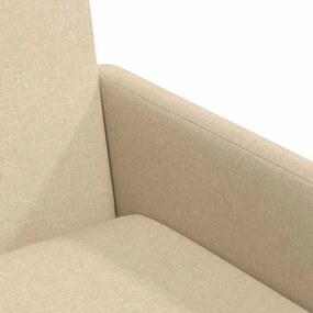 vidaXL Καρέκλες φαγητού 2 pcs Κρεμ 57 x 67 x 95 εκ ύφασμα