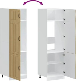 vidaXL Ντουλάπι κουζίνας "Lucca" Sonoma Oak Engineered Wood