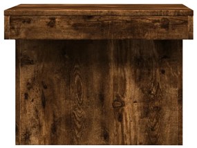 vidaXL Τραπεζάκι Σαλονιού Καπνιστή Δρυς 100x55x40 εκ. Επεξεργ. Ξύλο