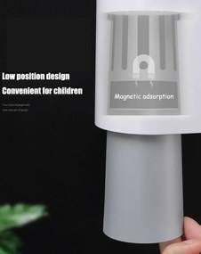 ECOCO Διανεμητής οδοντόκρεμας με βάσεις οδοντόβουρτσας και ποτήρια E1802