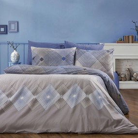 Πάπλωμα Μονό (160x240) Dimcol Καλλιρόη 604 Grey-Blue