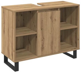 vidaXL Σετ Επίπλων Μπάνιου με αποθήκευση 3 pcs Καφέ 30 x 30 x 180 cm