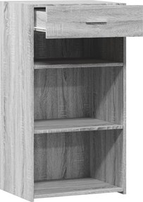 vidaXL Ντουλάπι Γκρι Sonoma 50x42,5x93 εκ. από Επεξεργασμένο Ξύλο