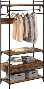 vidaXL Ντουλάπι Παλαιό ξύλο 89 x 39 x 184.5 εκ. Επεξεργασμένο Ξύλο