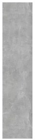 vidaXL Βιβλιοθήκη/Διαχωρ. Χώρου Γκρι Σκ. 60x30x135 εκ Επεξεργ. Ξύλο