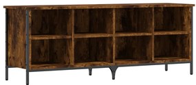 vidaXL Παπουτσοθήκη Καπνιστή Δρυς 131 x 35 x 50 εκ. από Επεξεργ. Ξύλο
