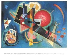 Εκτύπωση τέχνης Στο μπλε, Wassily Kandinsky