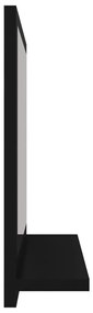 Καθρέφτης Μπάνιου Μάυρος 40 x 10,5 x 37 εκ. Μοριοσανίδα - Μαύρο