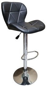 BAR91 BLACK PUΣKAMΠO ΜΕ ΑΜΟΡΤΙΣΕΡ 39X39X60-81/80-101εκ. (Σετ 2 ΤΕΜ)