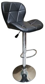 BAR91 BLACK PUΣKAMΠO ΜΕ ΑΜΟΡΤΙΣΕΡ 39X39X60-81/80-101εκ. (Σετ 2 ΤΕΜ)