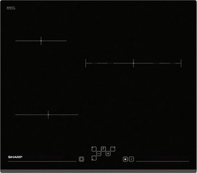 Sharp KH-6V13BS00 Εστία Αυτόνομη Κεραμική 59x52