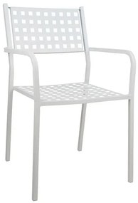Καρέκλα - Πολυθρόνα ZETA C5031.02 Μεταλλική Λευκή 54x51x84 εκ. 54x51x84 εκ.