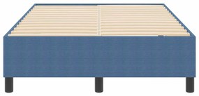 vidaXL Κρεβάτι με ελατήρια Μπλε 120 x 200 cm Βελούδο