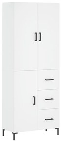 vidaXL Ντουλάπι Λευκό 69,5x34x180 εκ. από Επεξεργασμένο Ξύλο
