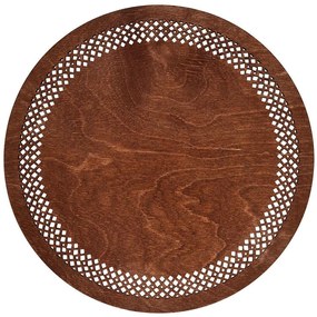 Σουπλά Seljuk (Σετ 4Τμχ) 790PYN1140 36x36cm Cherry Hermia Wood