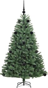 vidaXL Τεχνητό Χριστουγεννιάτικο Δέντρο με Άξονα Πράσινο 150 cm