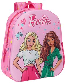 Σχολική Τσάντα Νηπιαγωγείου (27x10x33) Safta 3D Barbie 622476890