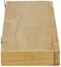 vidaXL Ράφια Τοίχου 2 τεμ. 90 x 15 x 4 εκ. από Μασίφ Ξύλο Teak