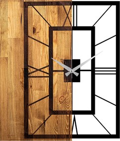 Decorative Wooden Wall Clock Wooden Clock 37 Light Walnut
Black