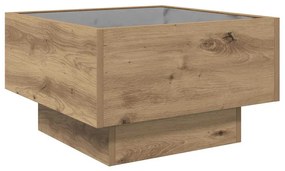 vidaXL Τραπεζάκι σαλονιού artisan δρυς 50 x 50 x 30 εκ