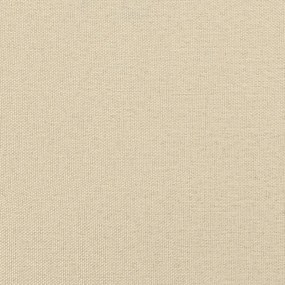 Κρεβάτι Boxspring με Στρώμα Κρεμ 90x190 εκ.Υφασμάτινο - Κρεμ