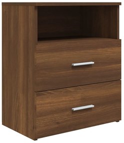 vidaXL Κομοδίνα 2 τεμ. Καφέ Δρυς 50 x 32 x 60 εκ.