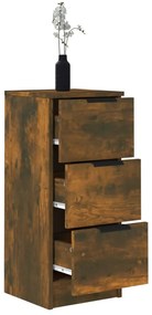 vidaXL Ντουλάπια 2 τεμ. Καπνιστή δρυς 30x30x70 εκ. Επεξεργασμένο Ξύλο